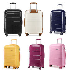 Valise rigide PP 20 pouces bagage cabine 4 roues à main trolley voyage