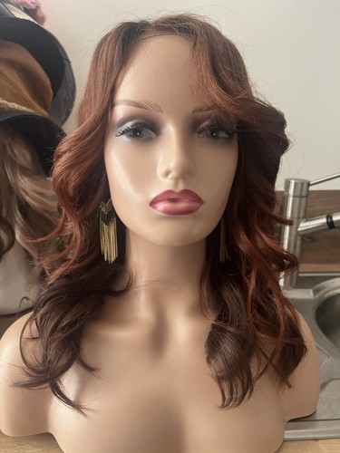Perruque unisexe lace front