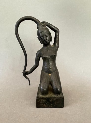 Statuette asiatique bronze - statuette,