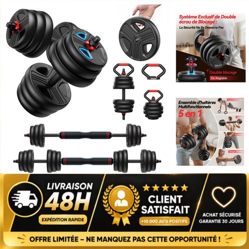 Kit haltères musculation - kit,