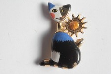 GOEBEL Broche Chat porcelaine
