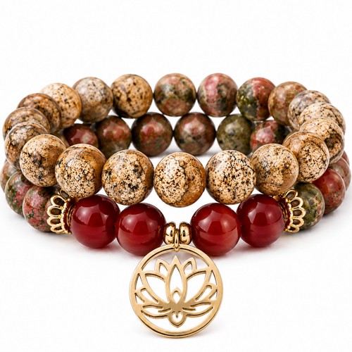 Bracelet fleur lotus - bracelet,