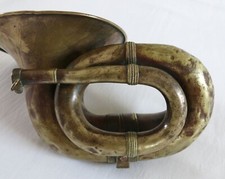 KLAXON ANCIEN,ancienne trompe, ancien klaxon, cuivre, automobile ancienne, tacot