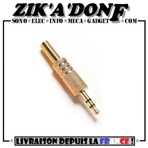 Fiche jack mâle - fiche, 3,5mm
