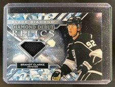 2022-23 Upper Deck Black Diamond Brandt Clarke Debut Jerseys RC #DD-BC