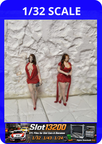 Figurines paddock girls - figurines, 1/32