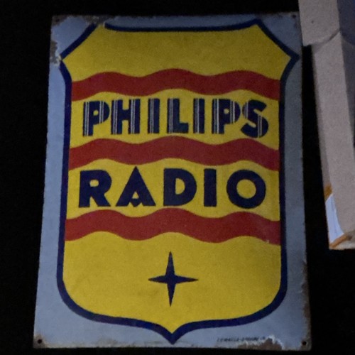 Philips radio ancienne plaque - philips,