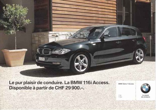Catalogue brochure bmw serie - bmw, 1