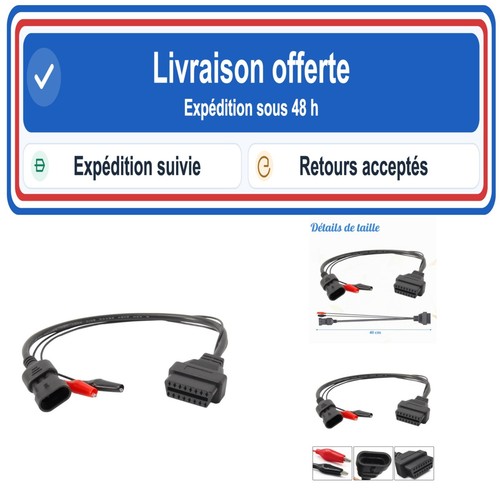 Câble adaptateur obd2 - adaptateur, 3