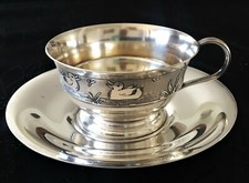 SUPERBE TASSE et SOUS TASSE en