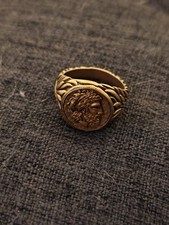 Marcozo Zeus Ring- Ancient Gold