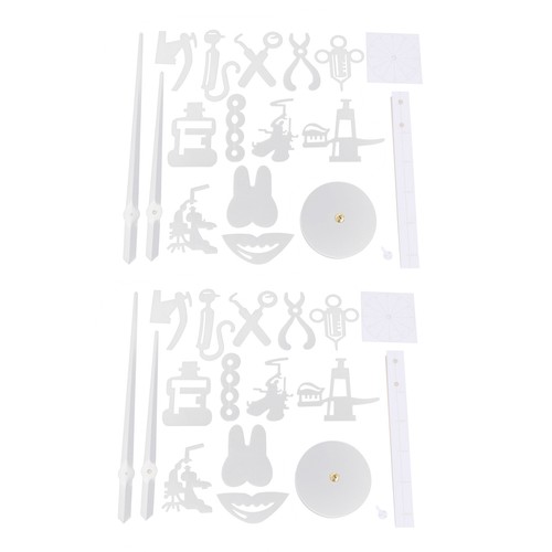 Dentiste bricolage horloge - 2x,