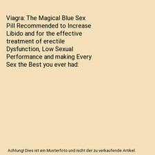 Viagra: The Magical Blue Sex
