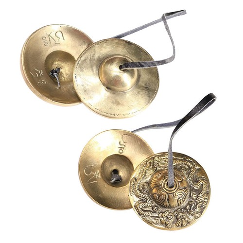 Cloche cymbales tibétaines - cymbales,