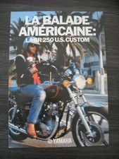 CATALOGUE BROCHURE MOTOS YAMAHA SR250 U.S. CUSTOM