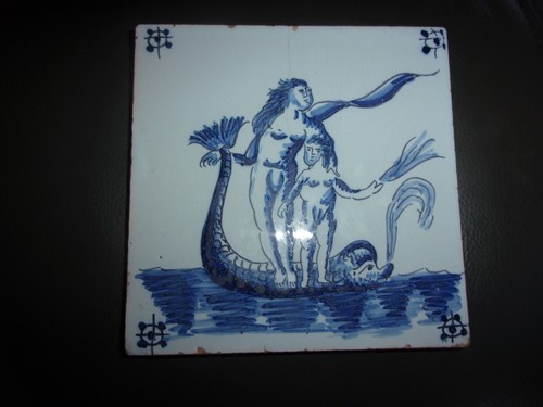 Ancien carreau faïence delft - ancien,