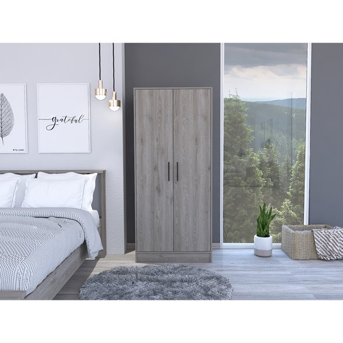 Modern gray armoire h - gray, 71"