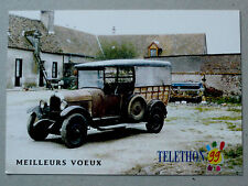 Citroen B 14 1927 telethon greeting card 1999 CP automobile ancestor Tacot 