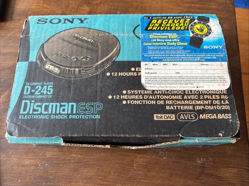 Vintage sony discman - discman, esp