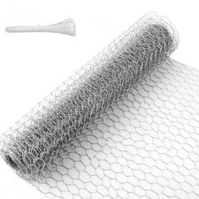 Grillage à poule 7 m - 40 cm de haut - grillage fin en maille de 25 mm - gril...