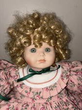 Creepy 80’s Goebel Carol Anne Doll Bette Ball Porcelain Doll w/Music Halloween