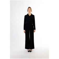 Café Noir Pantalon Pattes