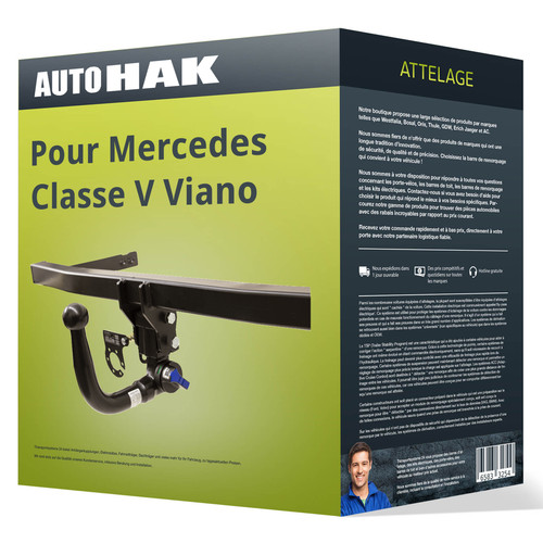 Attelage pour mercedes classe - pour,