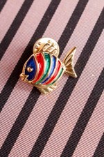 Broche Mini Vintage Dorée