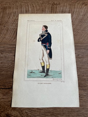 Gravure ancienne costume n91 - ancienne,