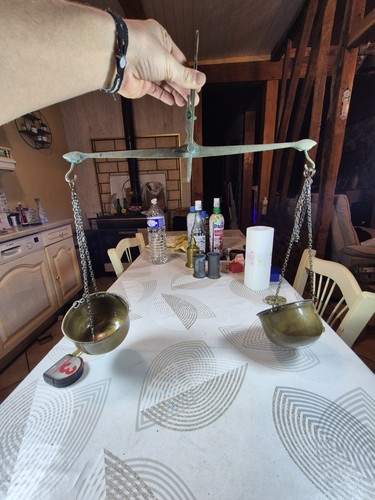 Balance ancienne plateaux - ancienne,