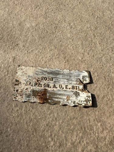 Dog tag waffen - grs, ww2