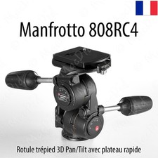 Manfrotto 808RC4 Rotule trépied 3D Pan/Tilt avec plateau rapide