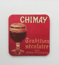 Sous bock  bière Chimay tradition séculaire des pères trappistes
