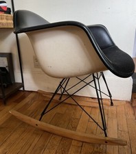 Eames Shell Chair 1970’s Herman Miller  Hopsak Naugahyde , padded Shell Only