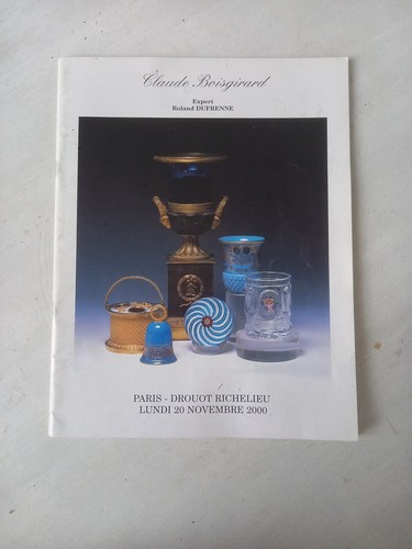 Catalogue vente verrerie - catalogue,