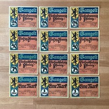 Emergency money serial note fishing 12 piece grave. 406.1