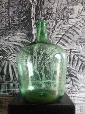 DAME JEANNE VIRESA-VERRE VERT-10 LITRE Bonbonne-10L-38 cm de haut