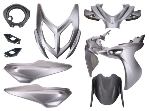 Fairing kit black grey matt - kit, /