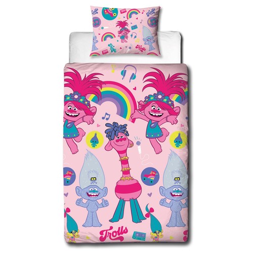 Les trolls housse - trolls, couette
