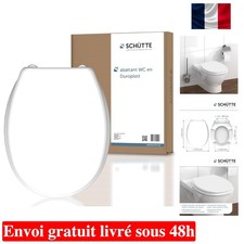 Abattant de WC Universel, Forme Ovale, 150kg - Facile d'Entretien, Schütte