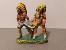 DURSO BELGIUM INDIANS CARRYING A WOUND COMPOSITION elastolin era Lineol