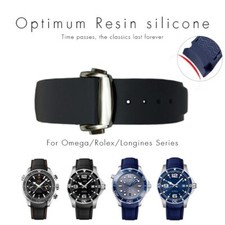 20 Bracelet de montre en silicone 22 mm pour Omega Seamaster 300 Planet Ocean