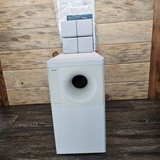 Bose Acoustimass 5 Series III Subwoofer - White - 2 Cube Speaker Sets