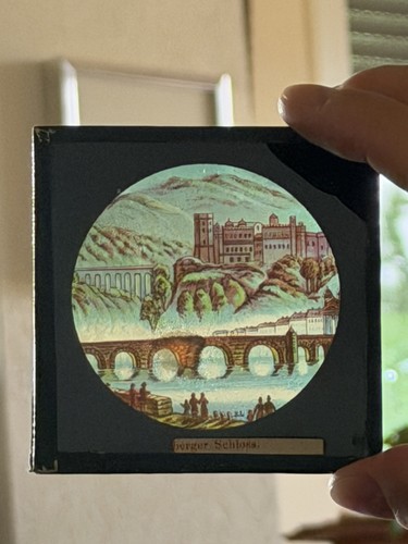 Plaque verre lanterne - de,
