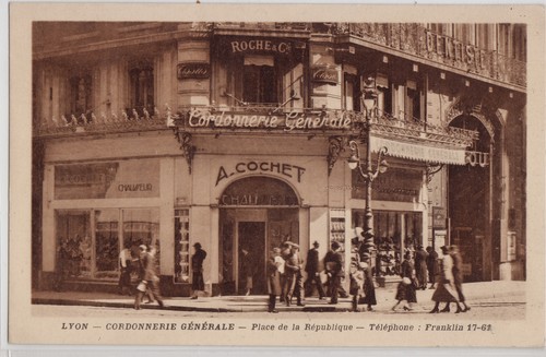 Cpa lyon cordonnerie - ,