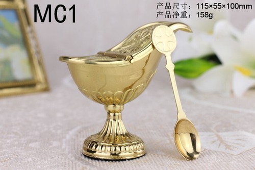 Brass carbon blocks container - brass,