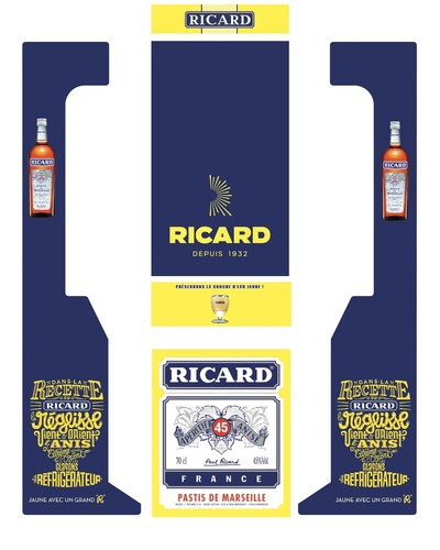 Stickers dartcab ricard - ,