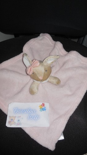 256 doudou plat - lapin, beige