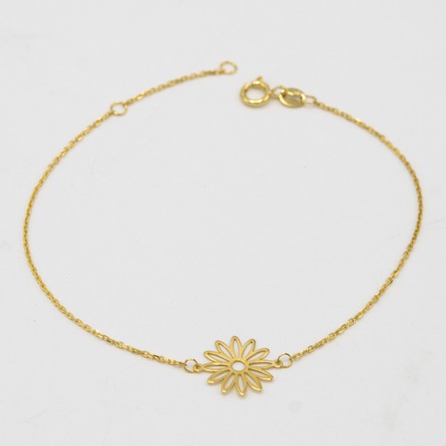 Bracelet jaune 9 carats - jaune,