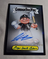 "RARE" 2025 BOWMAN CHROME GPK AUTO SSP #BGP-CMO COLSON MONTGOMERY CREW SOCK /10
